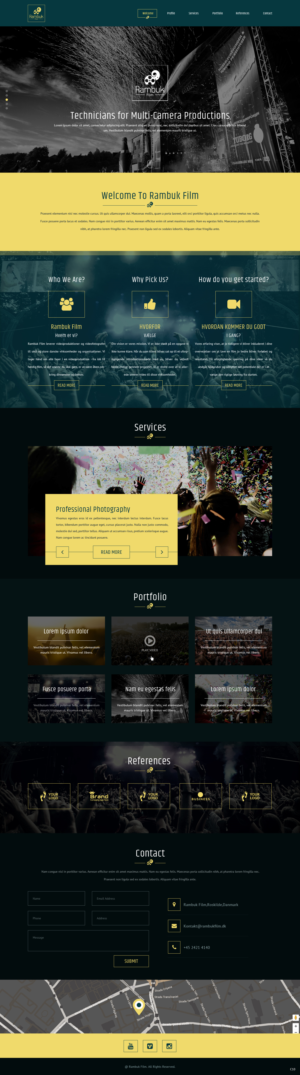Web-Design von pb für Rambuk Film | Design: #8005705