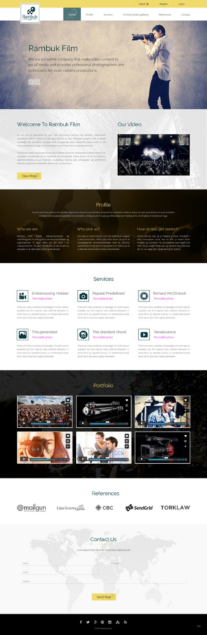Web-Design von pb für Rambuk Film | Design: #8005715