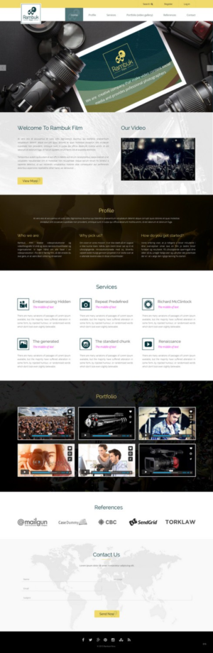 Web-Design von pb für Rambuk Film | Design: #8005716