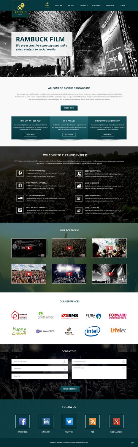Web Design by pb for Rambuk Film | Design #8005717