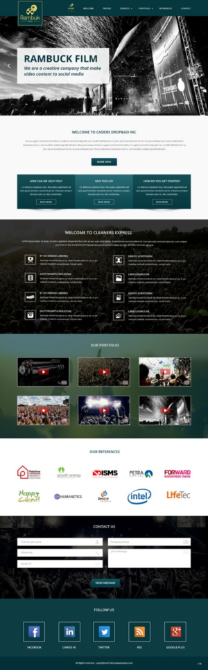 Web-Design von pb für Rambuk Film | Design: #8005717