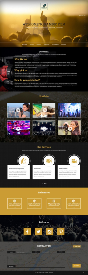 Web-Design von pb für Rambuk Film | Design: #8005718
