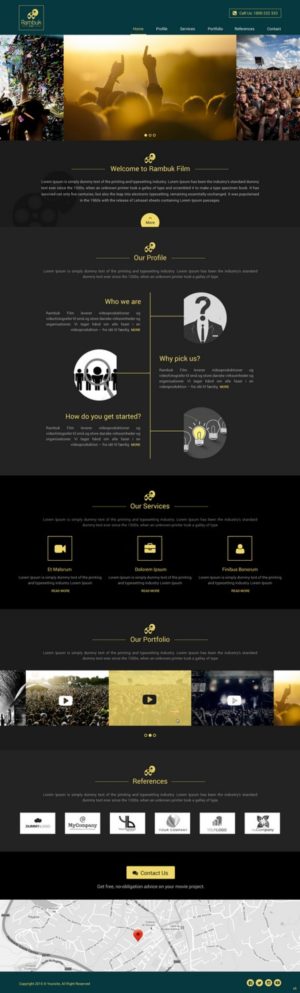 Web-Design von pb für Rambuk Film | Design: #8005719