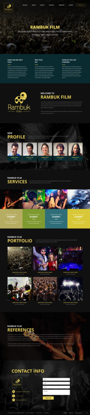 Web-Design von pb für Rambuk Film | Design: #8007181