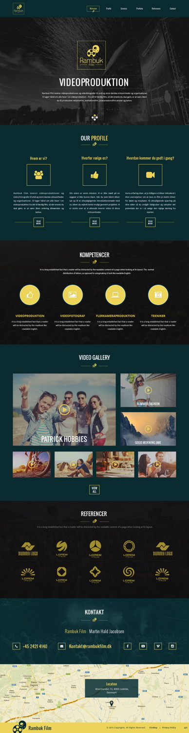 Web-Design von pb für Rambuk Film | Design: #8487156