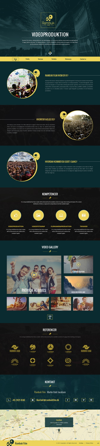 Web Design by pb for Rambuk Film | Design #8487166