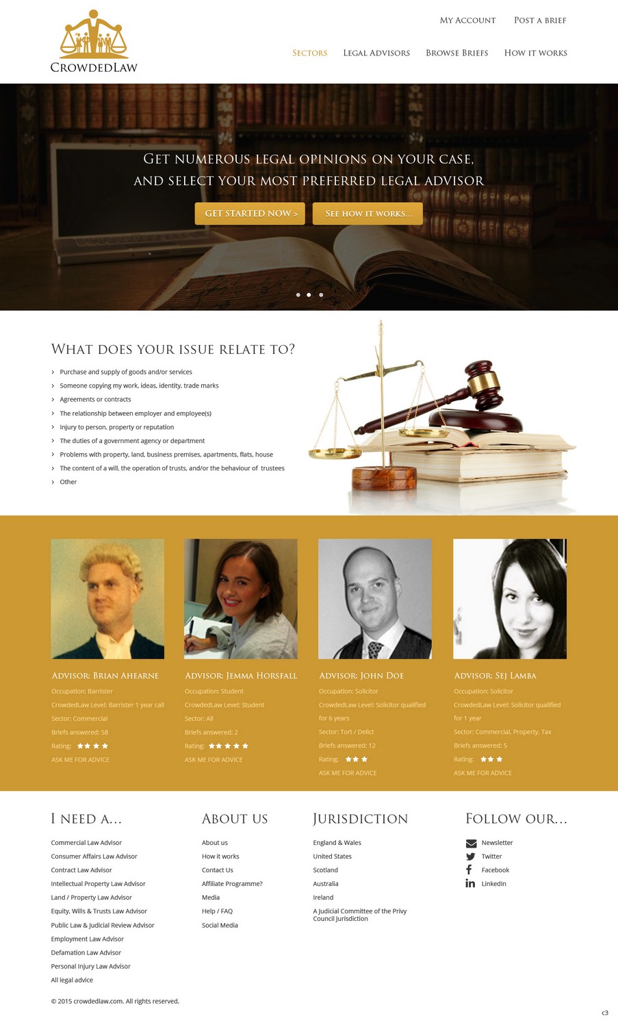 Web Design by pb for Parker, Wayne & Kent | Design #7938767