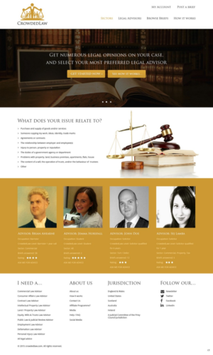 Web Design by pb for Parker, Wayne & Kent | Design: #7938767