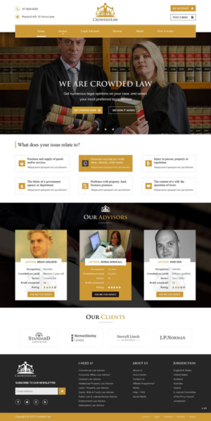 Web Design by pb for Parker, Wayne & Kent | Design: #7946535