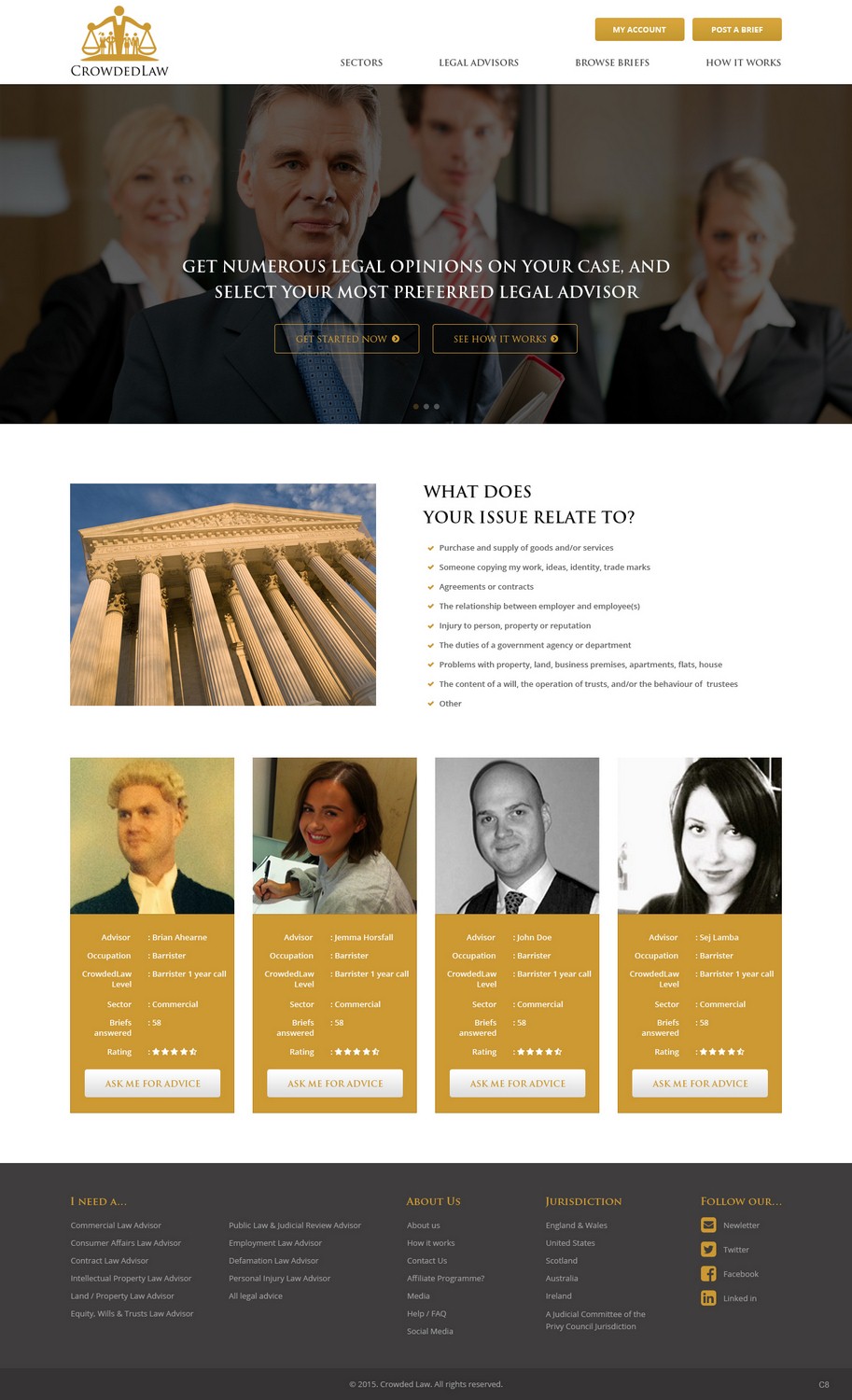Diseño Web por pb para Parker, Wayne & Kent | Diseño #7946536
