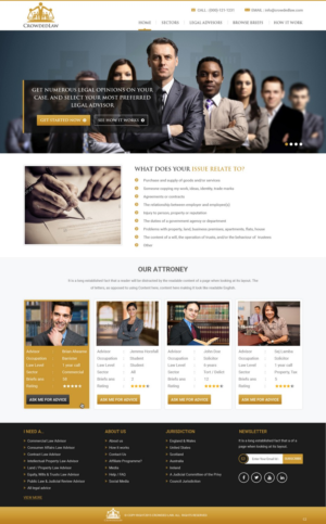 Web Design by pb for Parker, Wayne & Kent | Design: #7946538