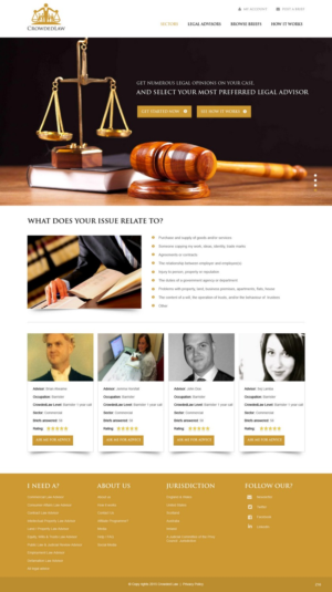 Web Design by pb for Parker, Wayne & Kent | Design: #7946544