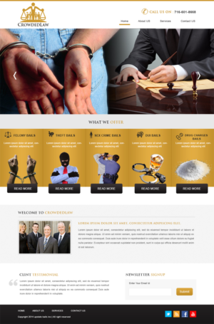 Web Design by kddesigners for Parker, Wayne & Kent | Design: #7935288