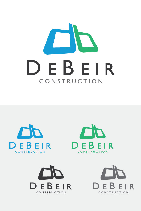 Logo-Design von NY MAMMOTH für De Beir Construction | Design #1949483