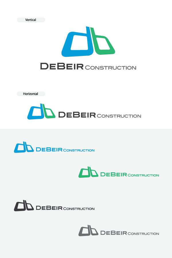Logo Design by NY MAMMOTH for De Beir Construction | Design #2002510
