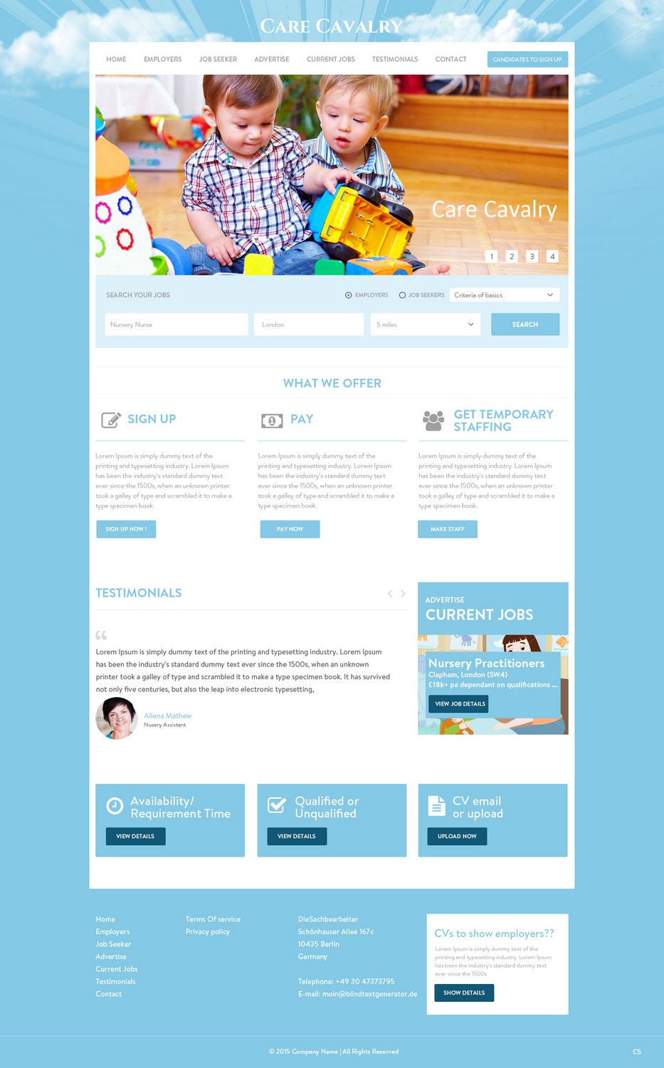 Web-Design von pb für Acacia Care and Education Ltd | Design #7938696