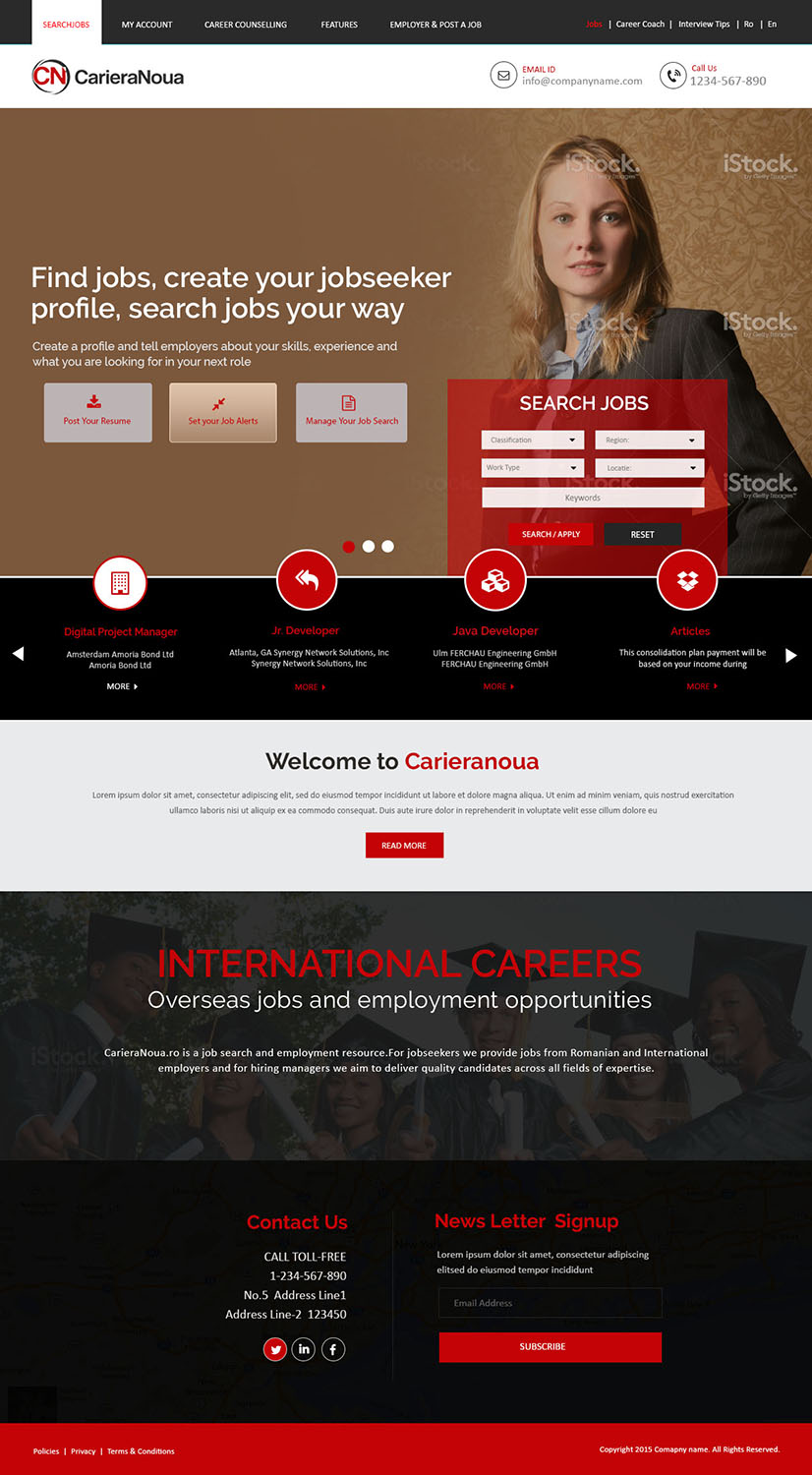 Web-Design von Creations Box 2015 für Quero | Design #7962075