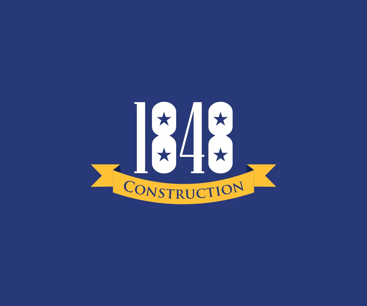 Logo Design by J Mahesh for 1848 Construction, Inc. | Design #7947143