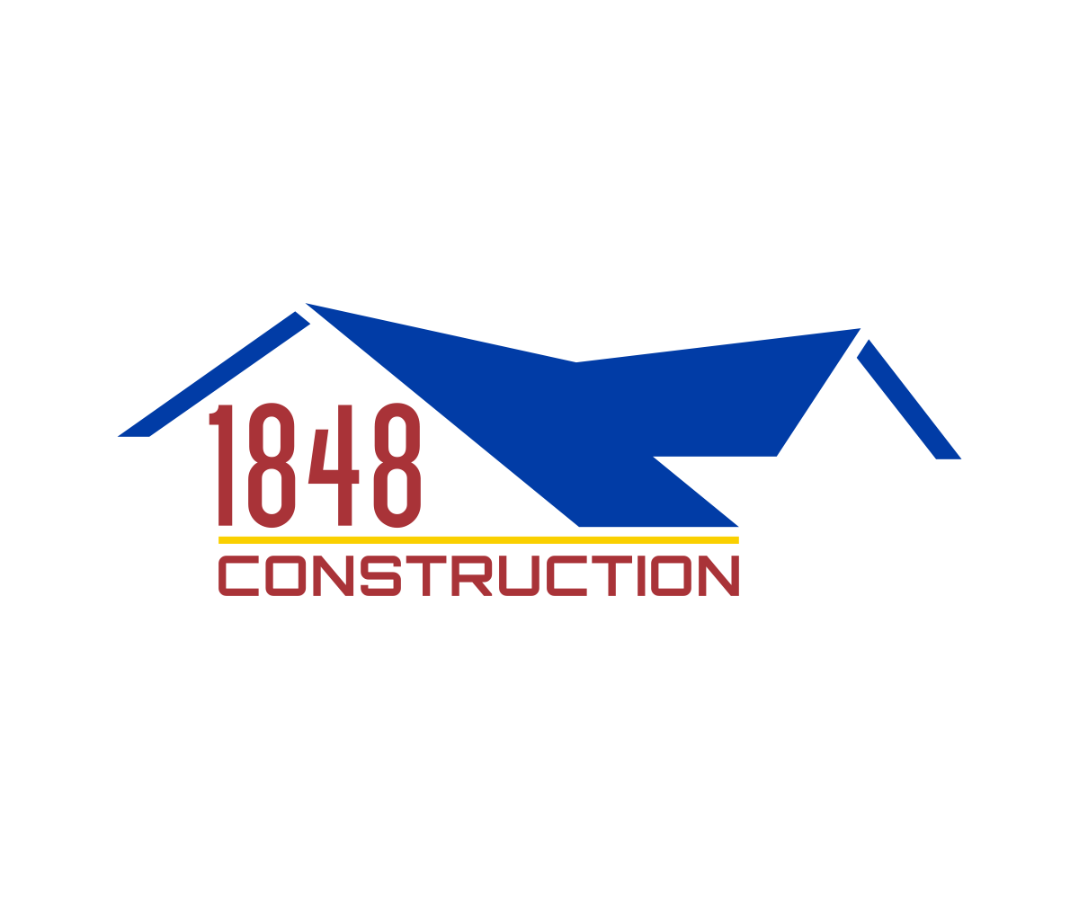 Logo Design by nreimer for 1848 Construction, Inc. | Design #7953105