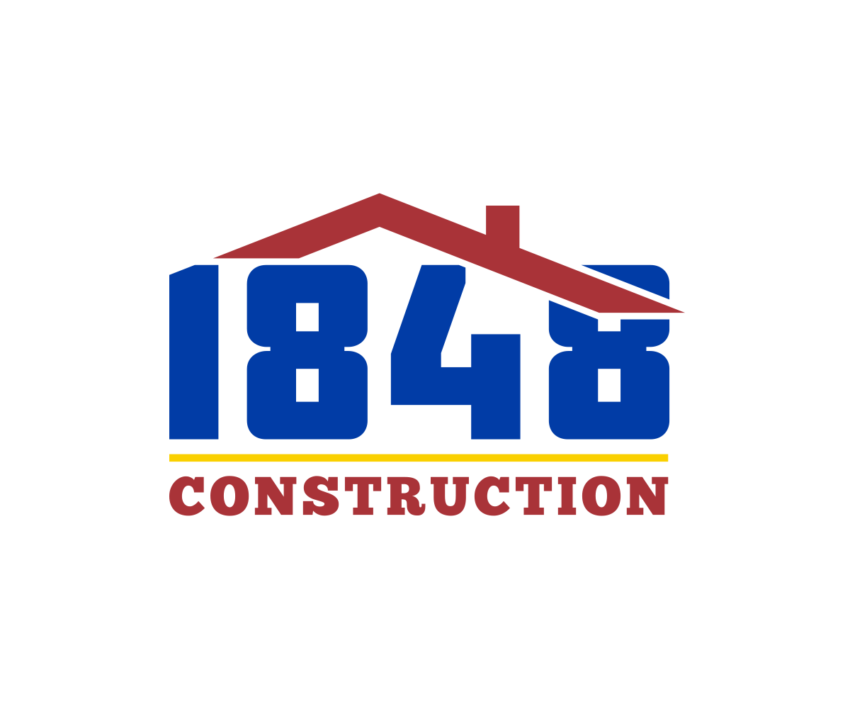 Logo Design by nreimer for 1848 Construction, Inc. | Design #7953114