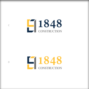 Logo Design by carlomagno for 1848 Construction, Inc. | Design: #8391401