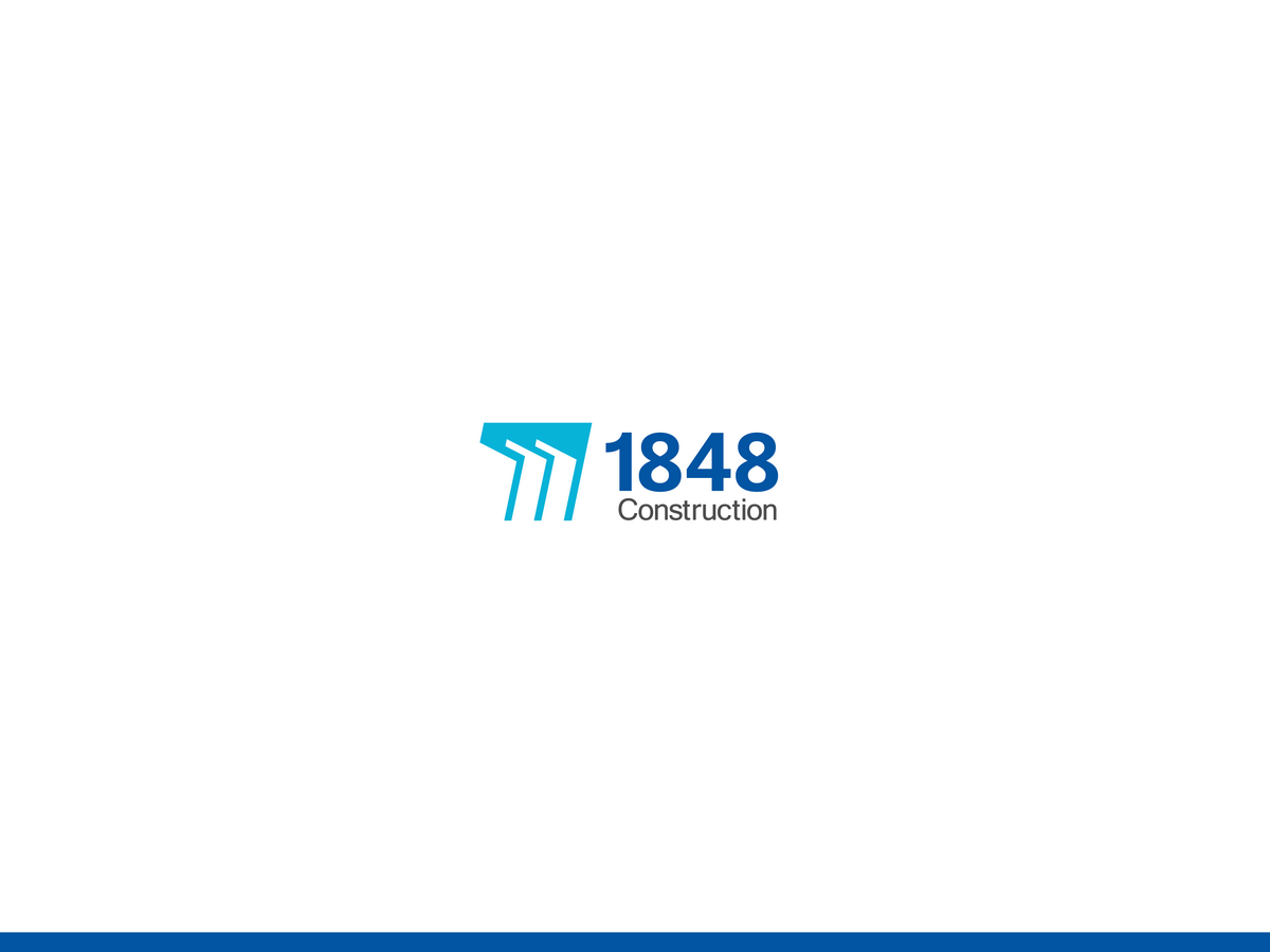 Logo Design by DoveFendi for 1848 Construction, Inc. | Design #7921015