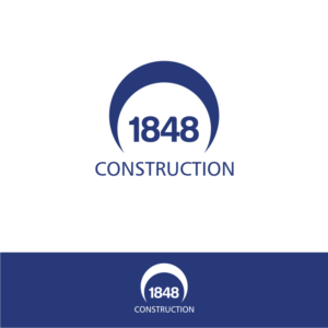 Logo Design by DesignM for 1848 Construction, Inc. | Design: #7971589