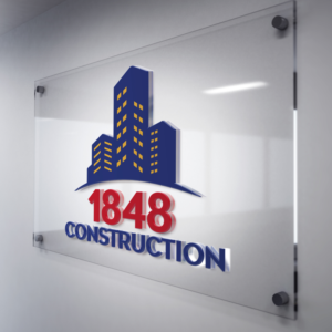 Logo Design by vp.salim for 1848 Construction, Inc. | Design: #7949696