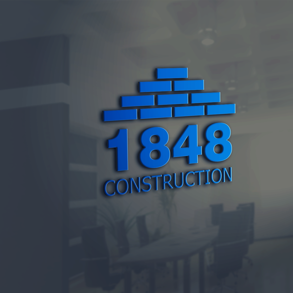 Diseño de Logo por thanhtudohoa para 1848 Construction, Inc. | Diseño #7972692