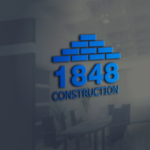 Diseño de Logo por thanhtudohoa para 1848 Construction, Inc. | Diseño: #7972692