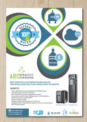 Design de Flyer par Alexandar pour ARC Vending Corp. | Design : #8421861