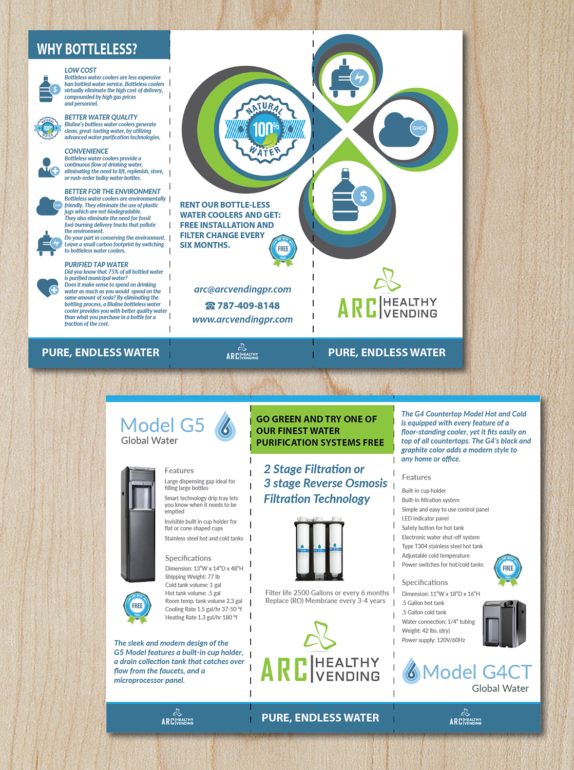 Design de Flyer par Alexandar pour ARC Vending Corp. | Design : #8768860
