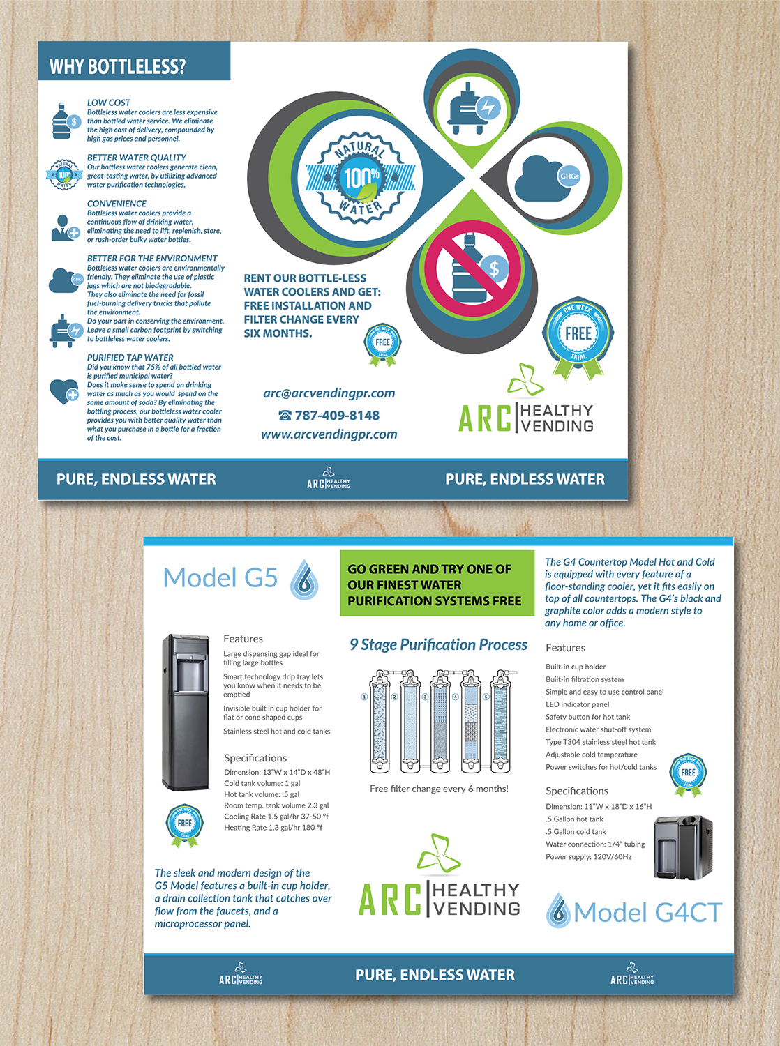 Design de Flyer par Alexandar pour ARC Vending Corp. | Design #9270459
