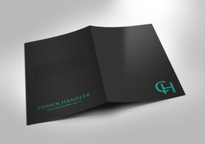 Elegant, exclusive brand Folder design for International division