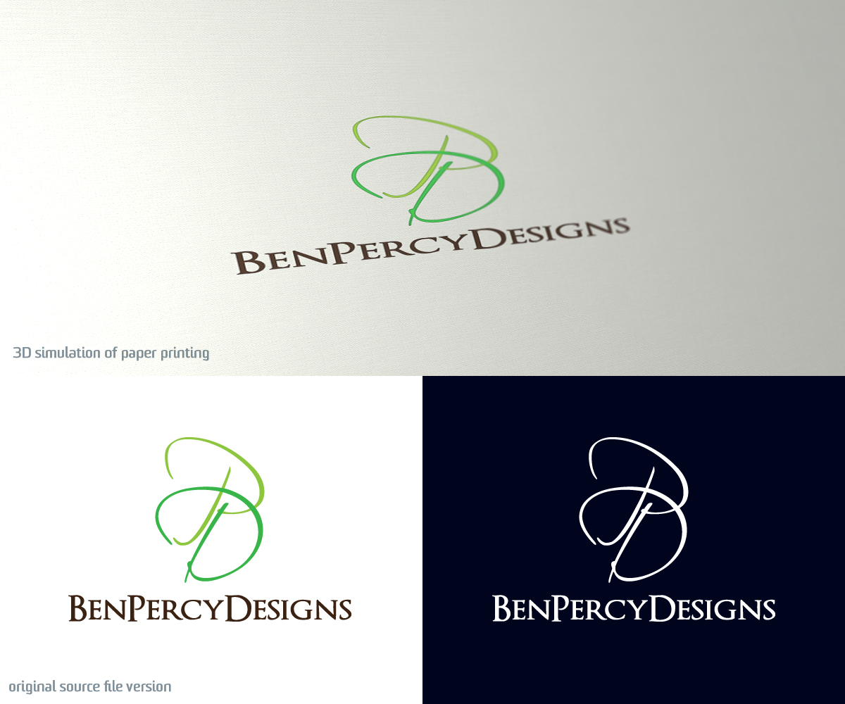 Logo Design by Anthony for Ben Percy Designs | Design #1954127