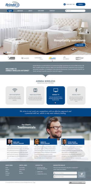 Wordpress template re-design of current website | Diseño Web por RupalTechno
