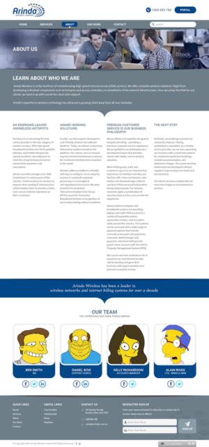 Diseño Web por RupalTechno para este proyecto | Diseño: #8388686