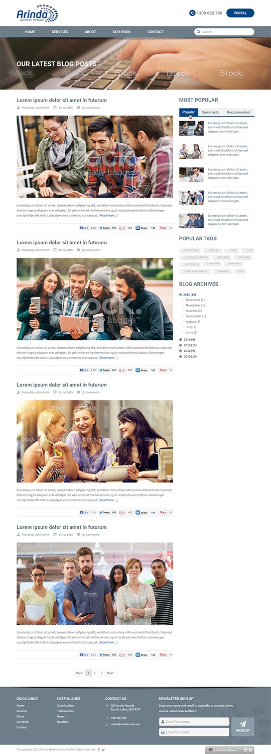 Diseño Web por RupalTechno para este proyecto | Diseño #8400998