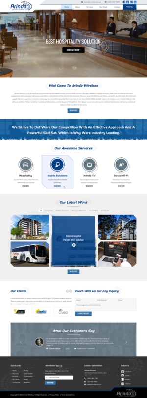 Wordpress template re-design of current website | Web Design by Sbss