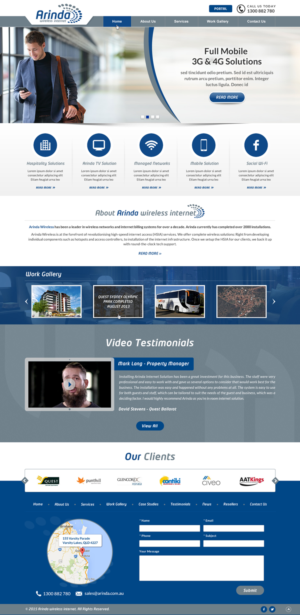 Wordpress template re-design of current website | Web Design par Smart-tech solution