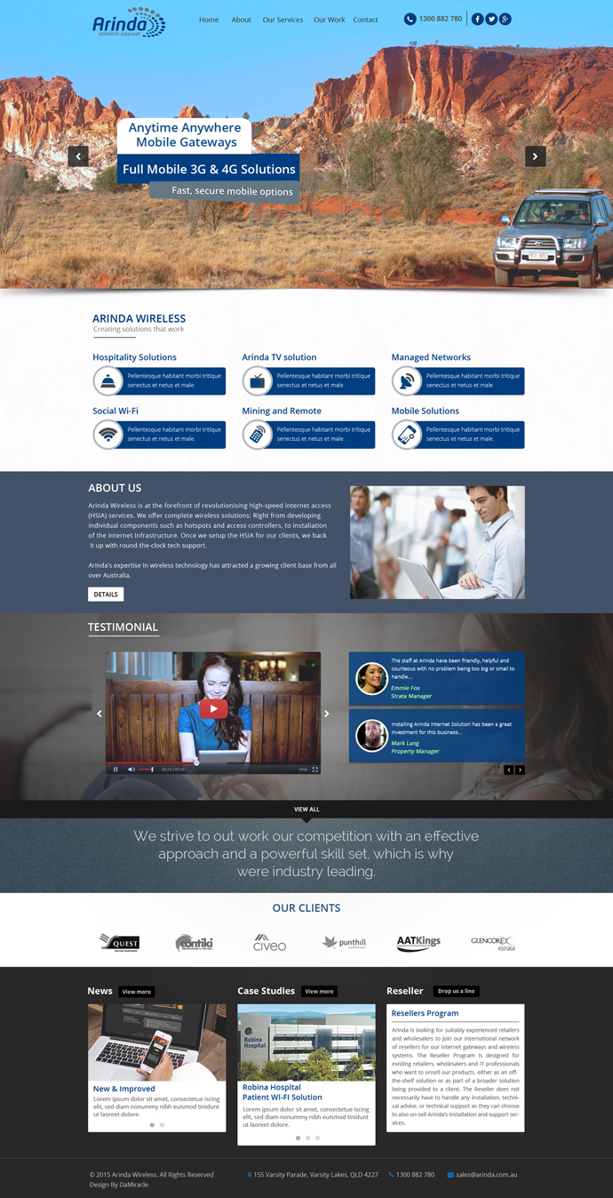 Diseño Web por Da Miracle para este proyecto | Diseño #7981219