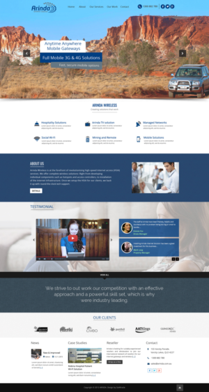 Web Design by Da Miracle for this project | Design #8001942