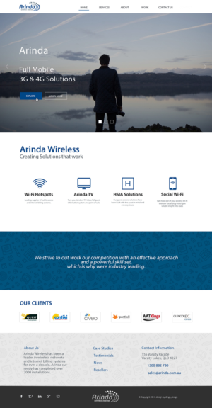 Wordpress template re-design of current website | Web Design by Donn Marlou Ramirez