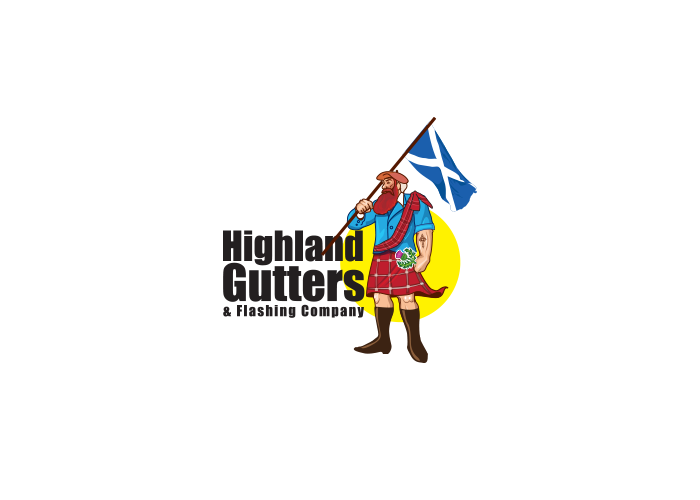 Diseño de Logo por ApurbaMan para Highland Gutters & Flashing Company | Diseño #8014302
