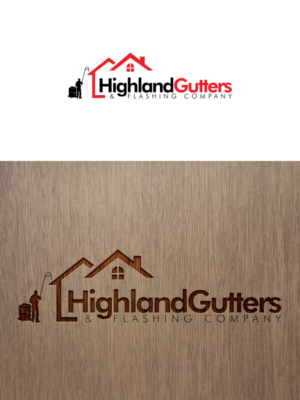 Diseño de Logo por PivotalBlack para Highland Gutters & Flashing Company | Diseño: #8003999