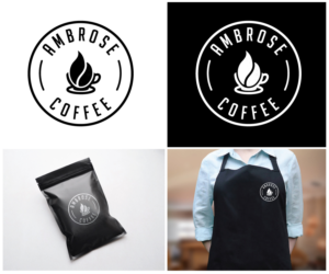 Logo Design by GLOW creative for Ambrose Coffee | Design: #8011645