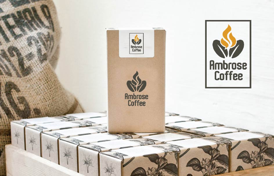 Logo Design by kelvinotis for Ambrose Coffee | Design #7942712