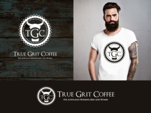 Logo Design by Stobart Creative for True Grit Coffee | Design #7983850
