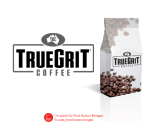 TRUE GRIT COFFEE    TGC | Logo Design by Noche designs