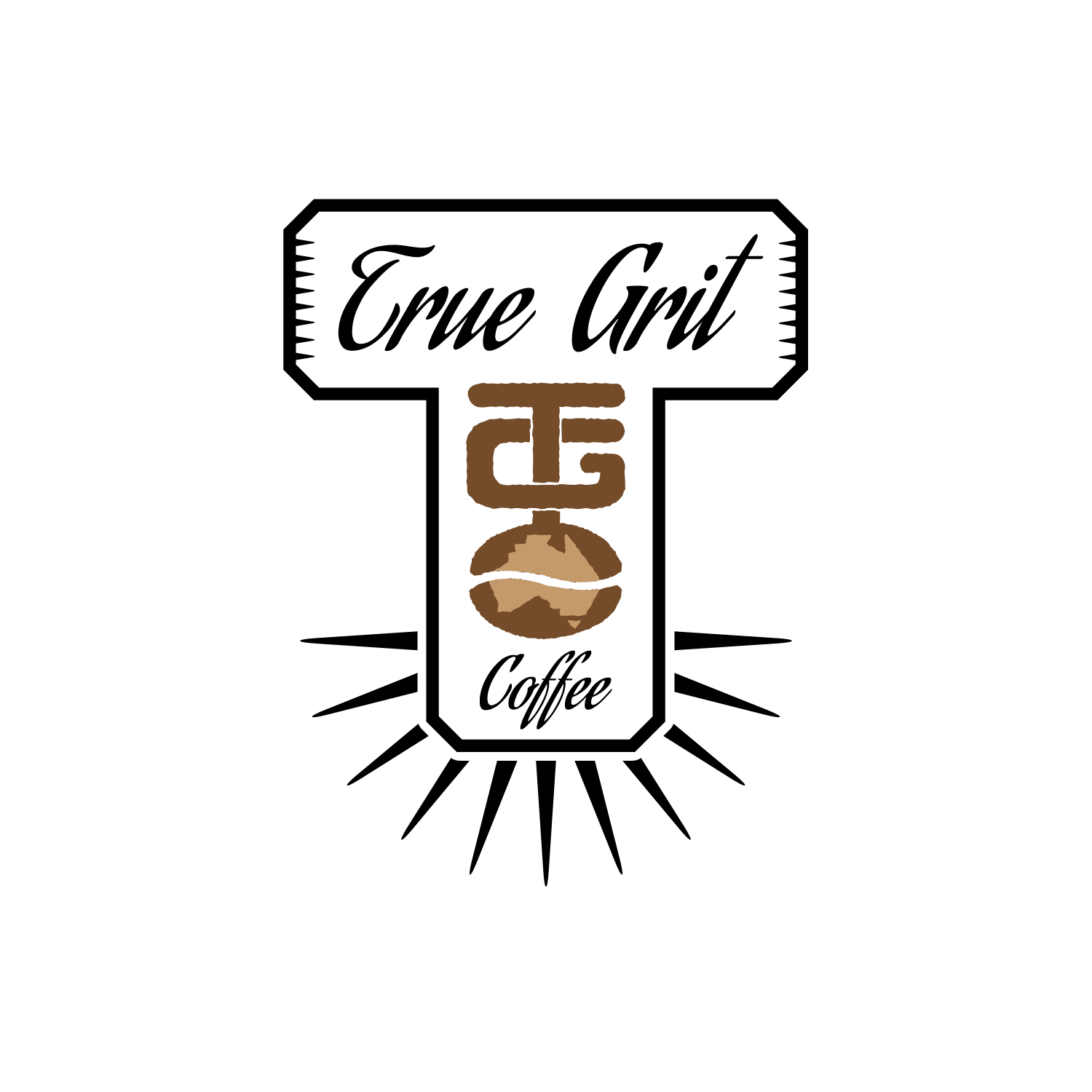 Logo Design by mancamoes for True Grit Coffee | Design #8154772